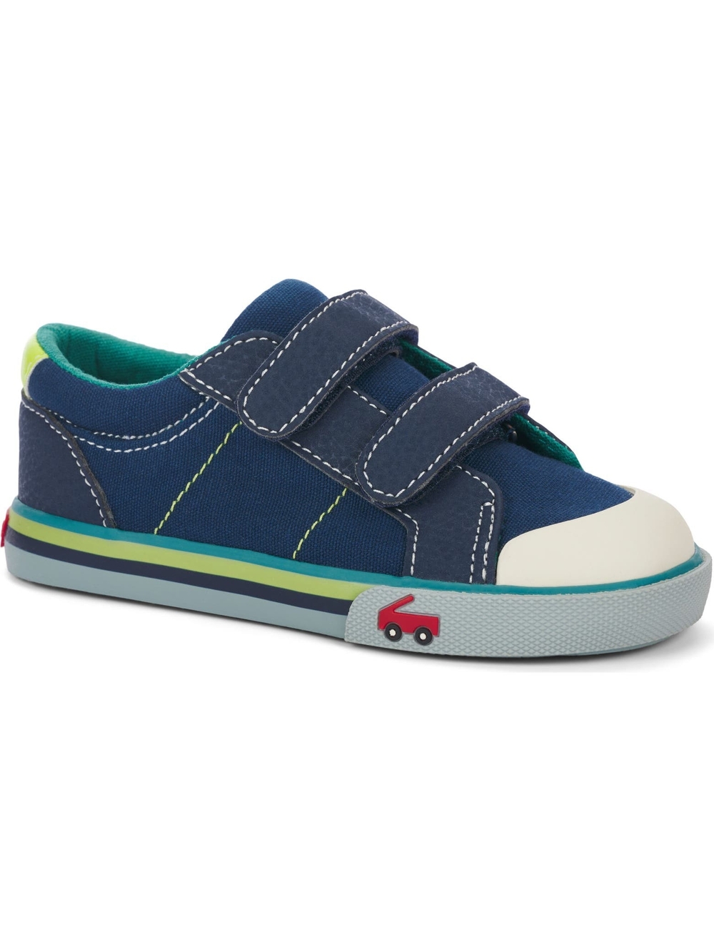 See Kai Run Alex Navy Blue Sneakers Blue & White